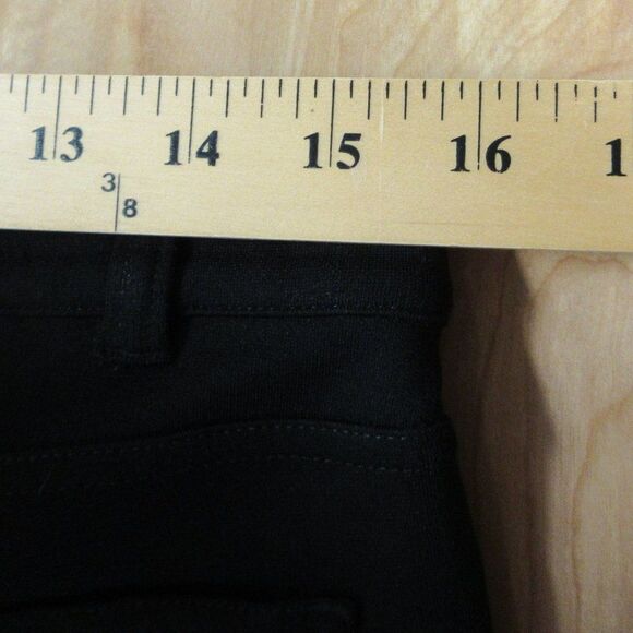 EILEEN FISHER Slim Ankle Zip Riding Pants Sz XS Black Equestrian Ponte Trousers - Picture 14 of 16